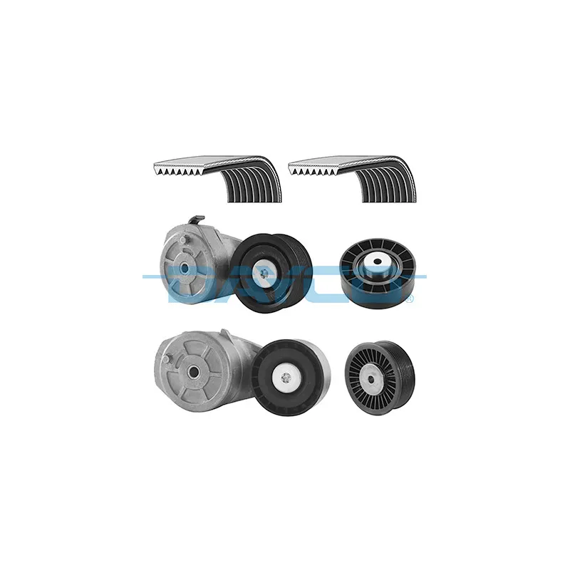 Jeu de courroies trapézoïdales à nervures DAYCO KPV211HD