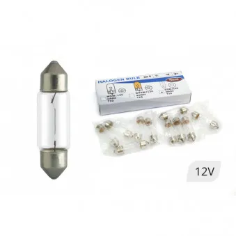 Ampoules halogènes C5W Festoon 36mm 12V 10pcs AMIO 01486