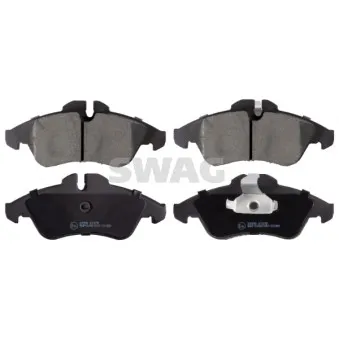 Jeu de 4 plaquettes de frein avant SWAG