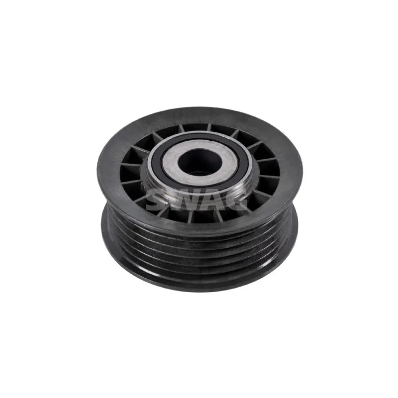 Poulie renvoi/transmission, courroie trapézoïdale à nervures SWAG 10 03 0004