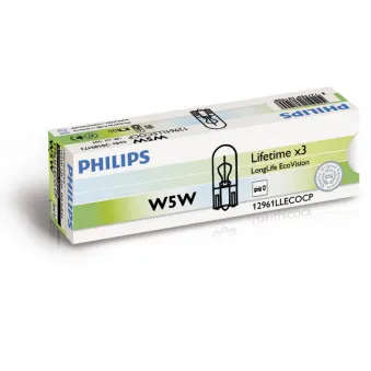Ampoule, feu de position PHILIPS 12961LLECOCP