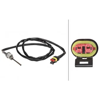 Capteur, température des gaz HELLA