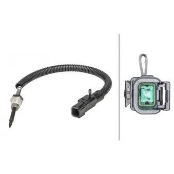 Capteur, température des gaz HELLA