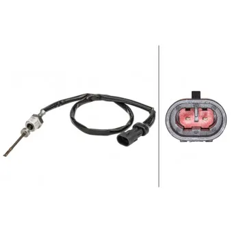 Capteur, température des gaz HELLA