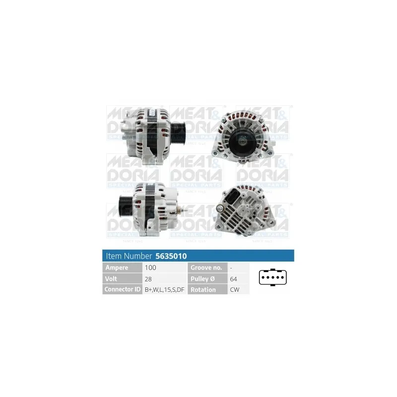 Alternateur MEAT & DORIA 5635010