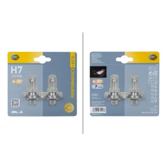 Ampoule, projecteur longue portée HELLA 8GH 223 498-234