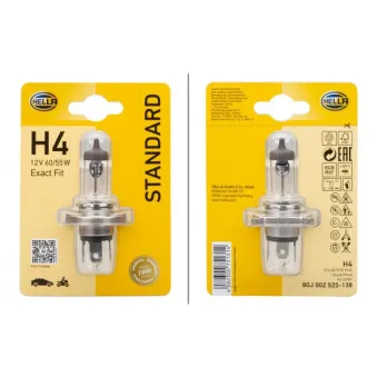 Ampoule, projecteur longue portée HELLA 8GJ 002 525-138