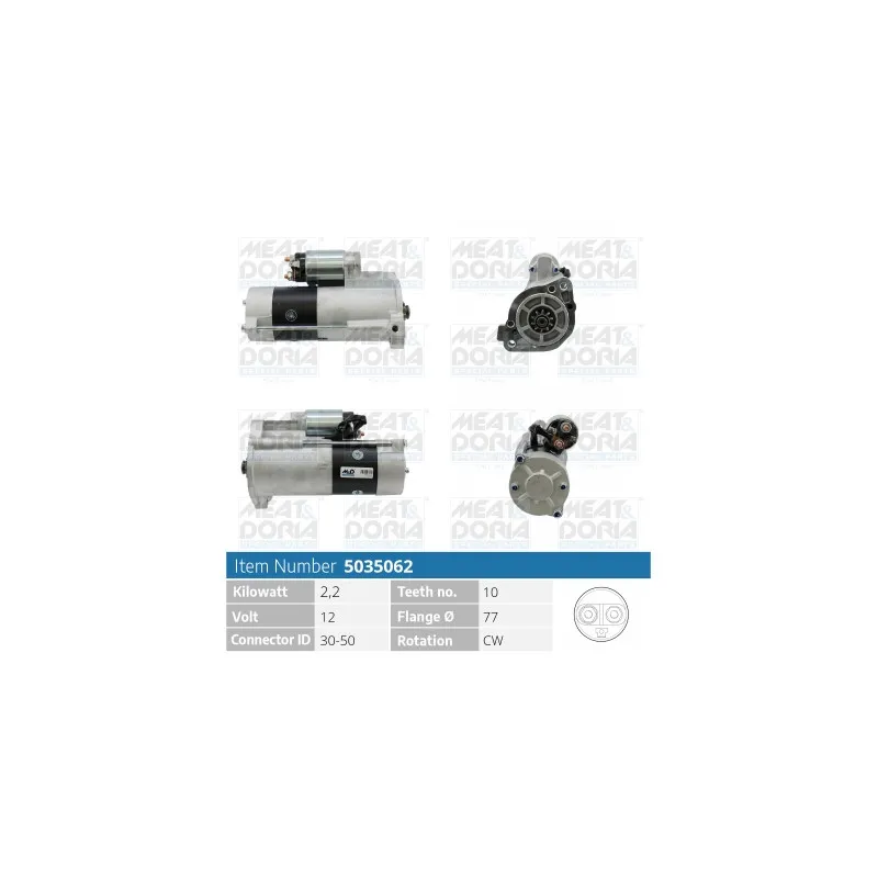 Démarreur MEAT & DORIA 5035062