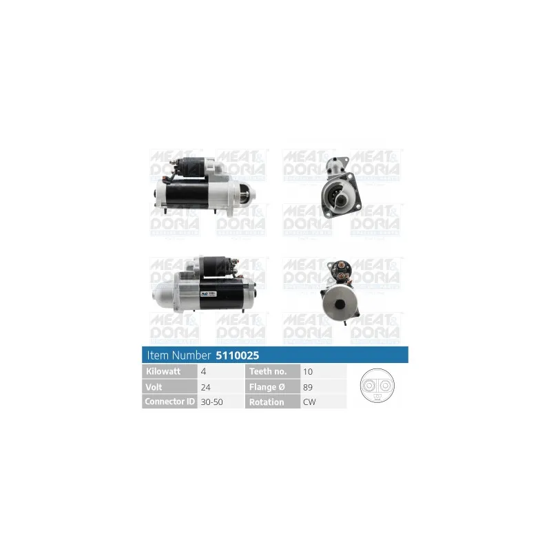 Démarreur MEAT & DORIA 5110025