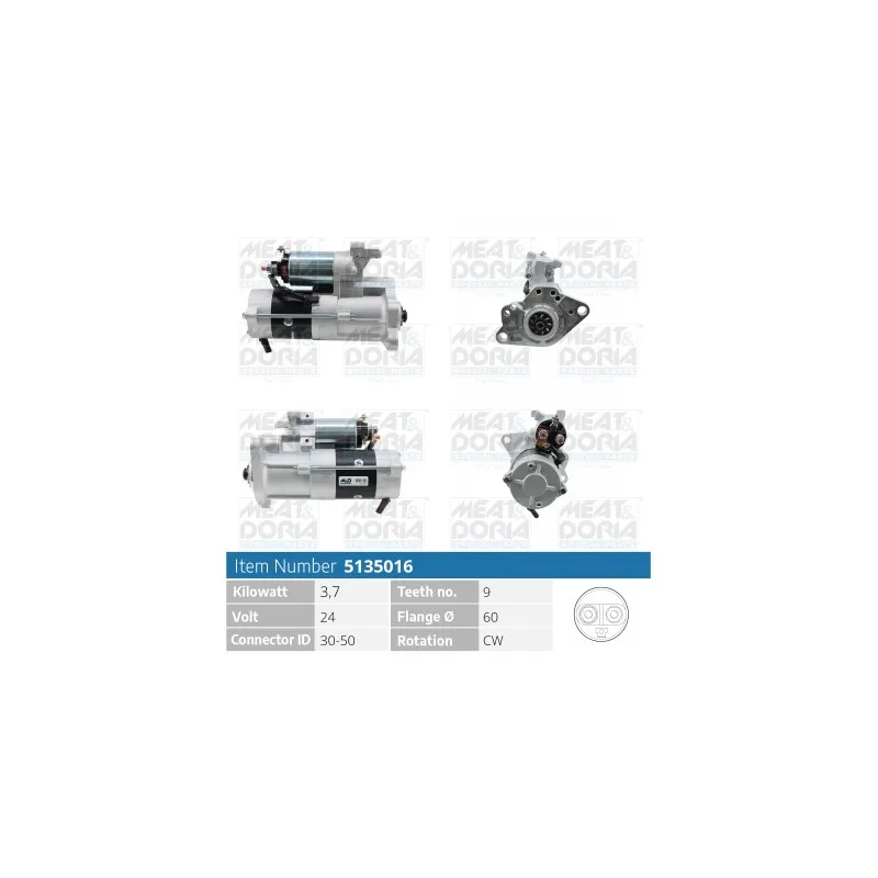 Démarreur MEAT & DORIA 5135016