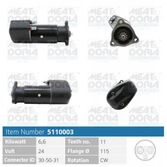 Démarreur MEAT & DORIA