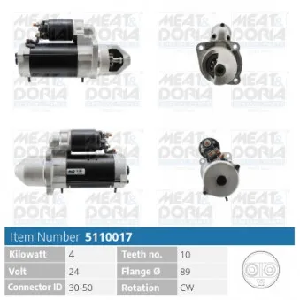 Démarreur MEAT & DORIA