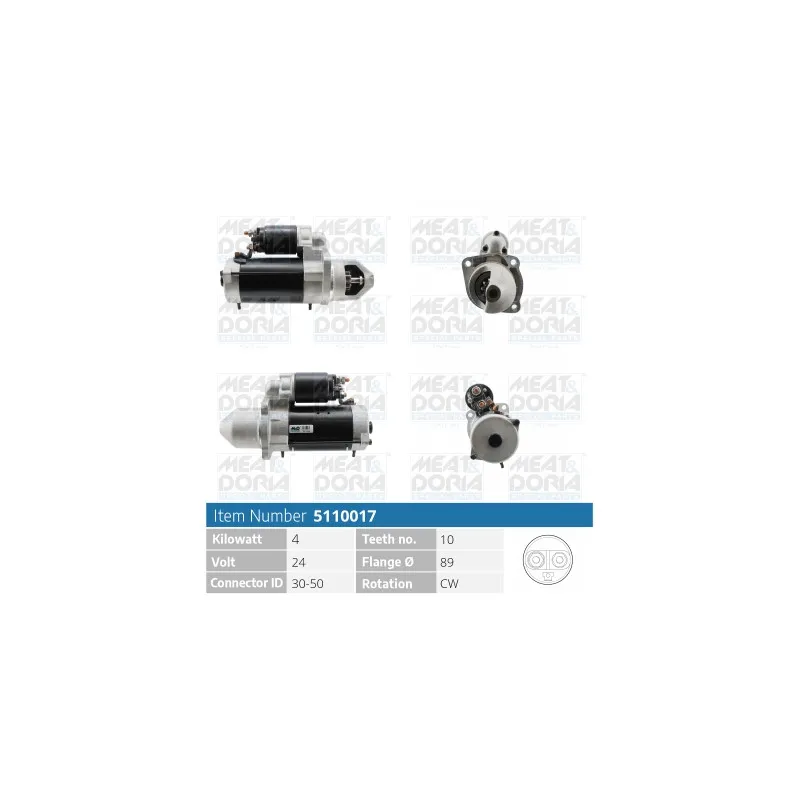 Démarreur MEAT & DORIA 5110017