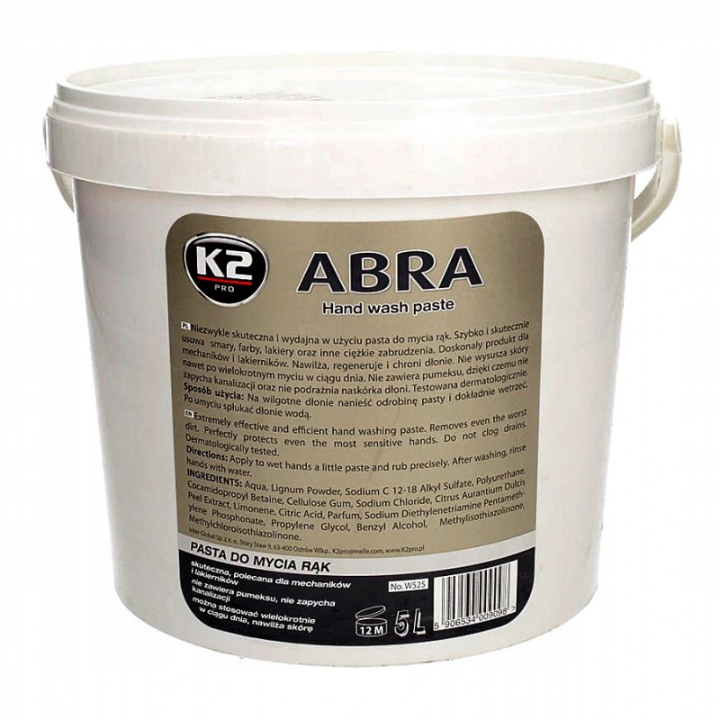 Pâte professionnelle lave mains - 5 L K2 W525