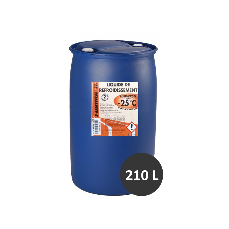Liquide de refroidissement Universel -25° - 210L ITEX 07325US