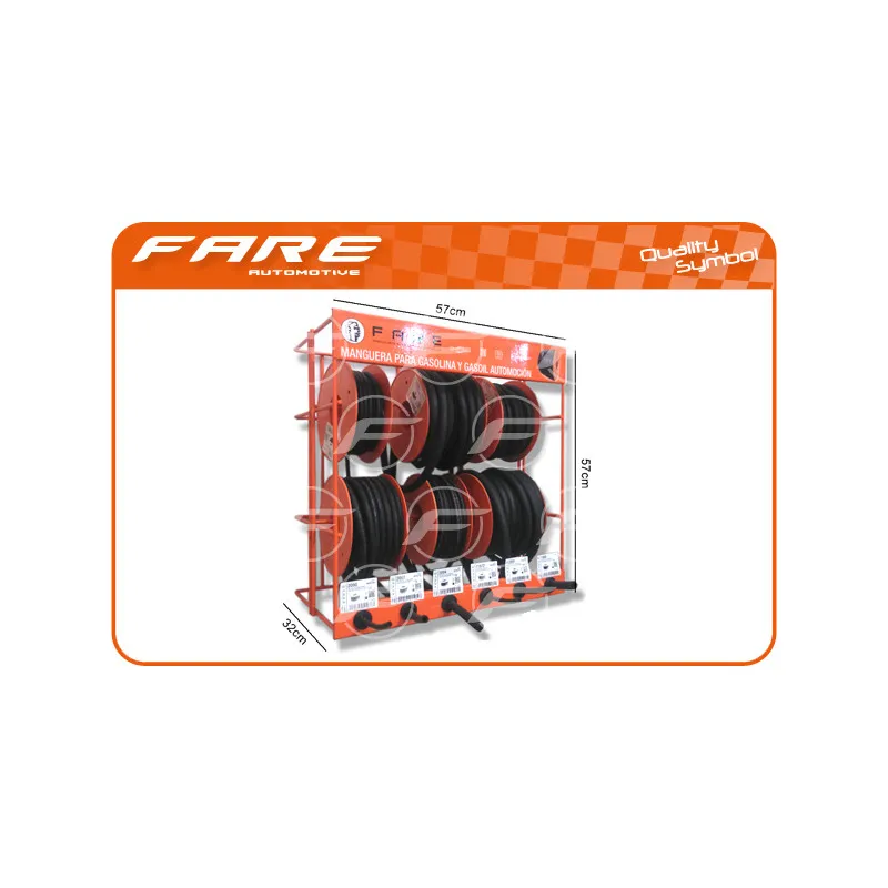 Tuyaux de carburant avec présentoir FARE SA M3