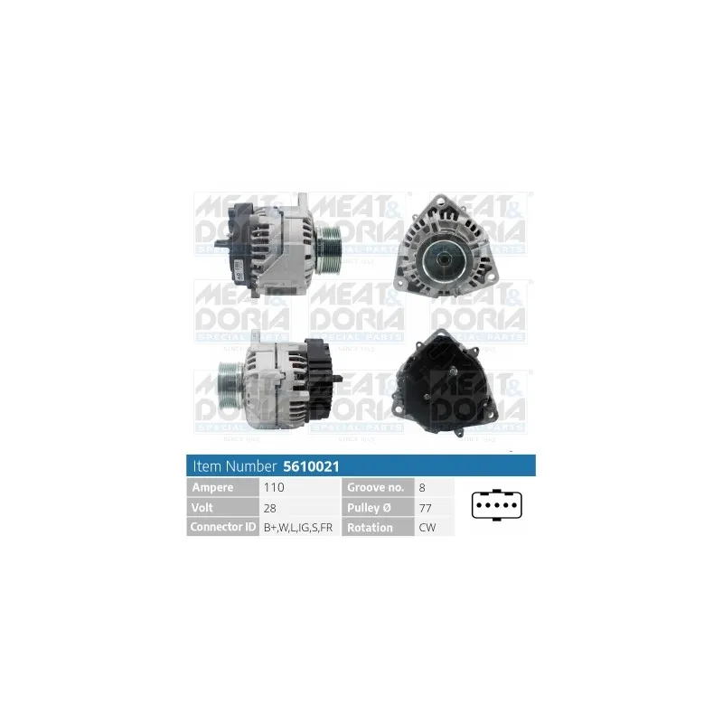 Alternateur MEAT & DORIA 5610021