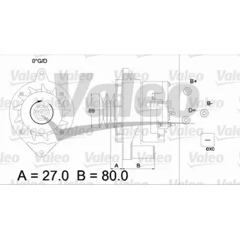 Alternateur VALEO 436436