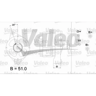 Alternateur VALEO 436590