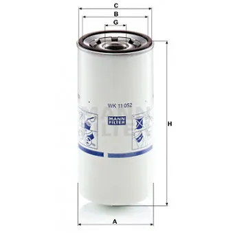 Filtre à carburant MANN-FILTER