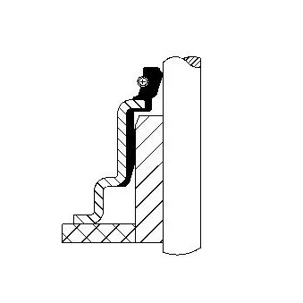 Bague d'étanchéité, tige de soupape CORTECO