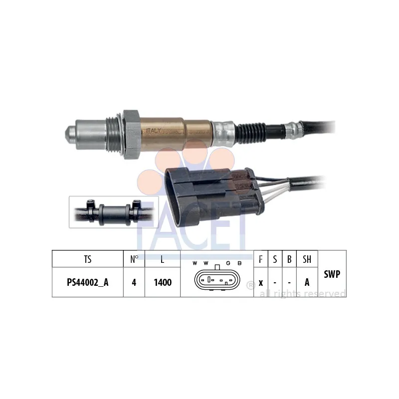 Sonde lambda FACET 10.8533