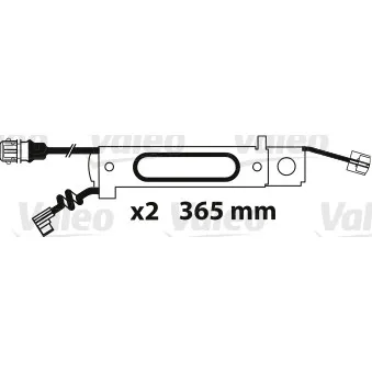 Indicateur d'usure,plaquette de freins VALEO