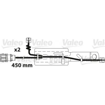 Indicateur d'usure,plaquette de freins VALEO