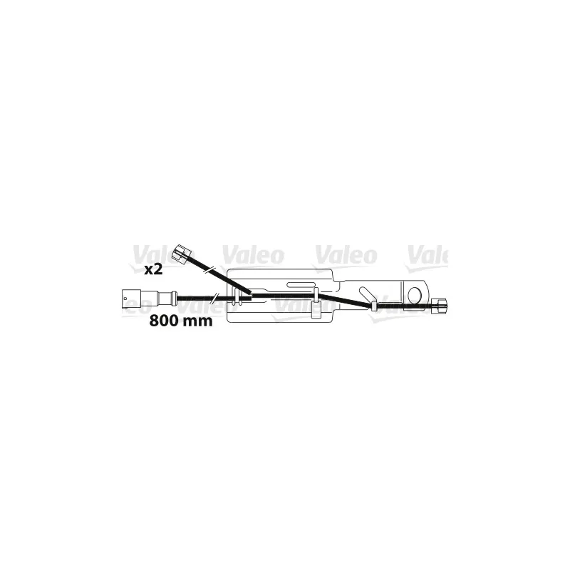 Indicateur d'usure,plaquette de freins VALEO 882327