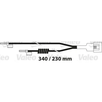 Indicateur d'usure,plaquette de freins VALEO