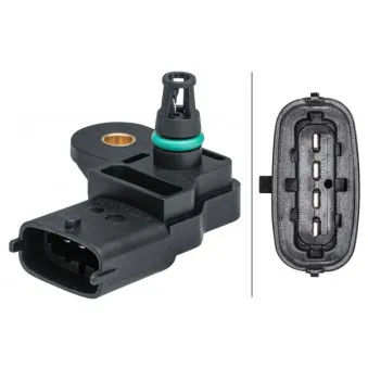 Capteur, pression du tuyau d'admission HELLA