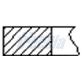 Jeu de segments de pistons FRECCIA FR10-507850