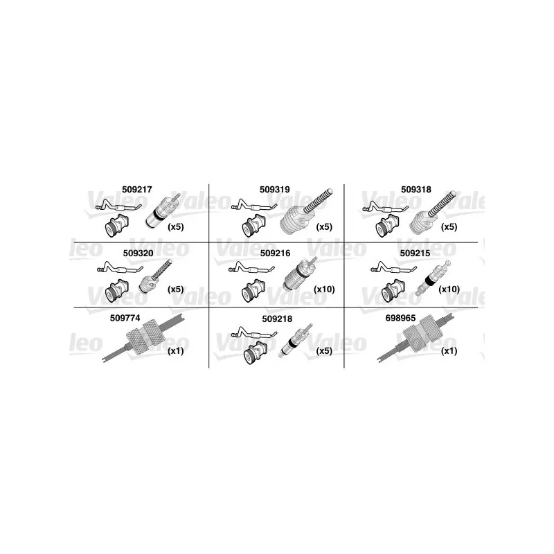 Jeu de joints de climatisation VALEO 509735