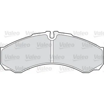 Jeu de 4 plaquettes de frein arrière VALEO 541662