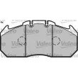 Jeu de 4 plaquettes de frein avant VALEO 541699 - Visuel 2