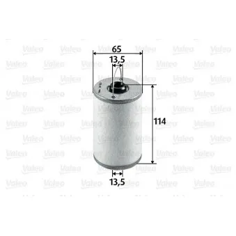 Filtre à carburant VALEO 587923