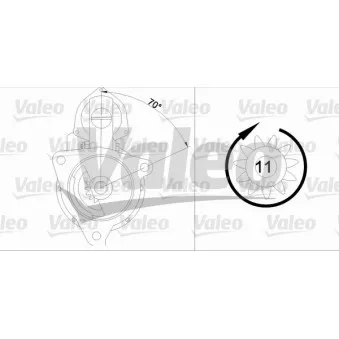 Démarreur VALEO 455733