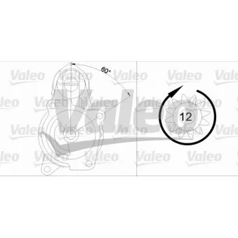 Démarreur VALEO 455704