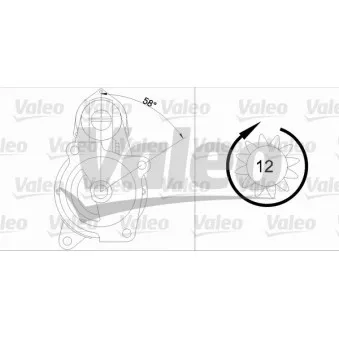 Démarreur VALEO 455503