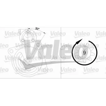 Démarreur VALEO 455518