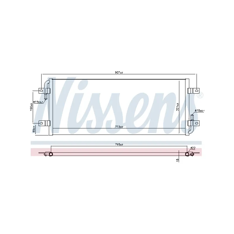 Radiateur d'huile de boîte automatique NISSENS 606912