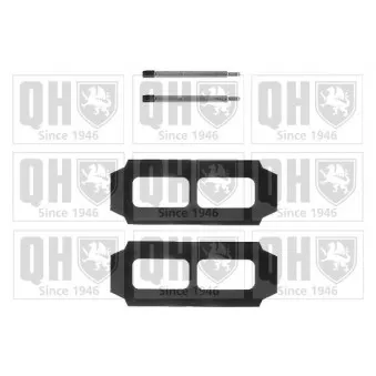 Kit d'accessoires, plaquette de frein à disque QUINTON HAZELL