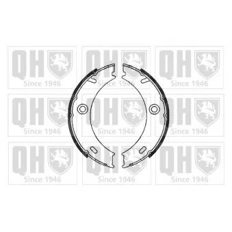 Jeu de mâchoires de frein, frein de stationnement QUINTON HAZELL