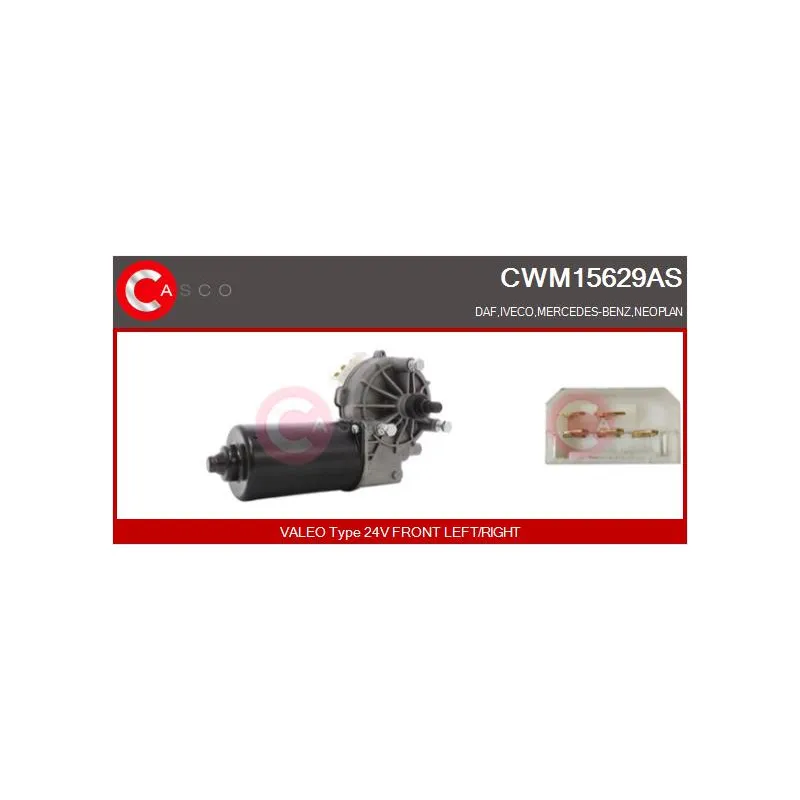 Moteur d'essuie-glace CASCO CWM15629AS