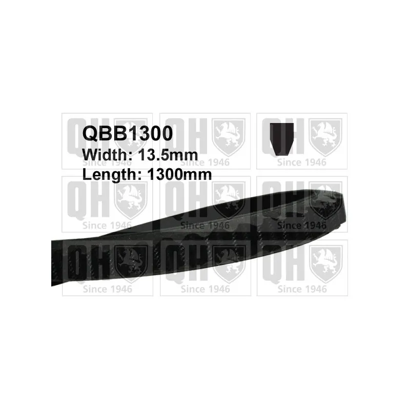 Courroie trapézoïdale QUINTON HAZELL QBB1300