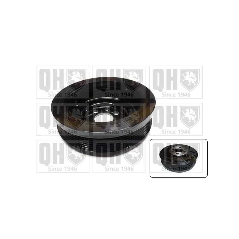 Poulie, vilebrequin QUINTON HAZELL QCD29