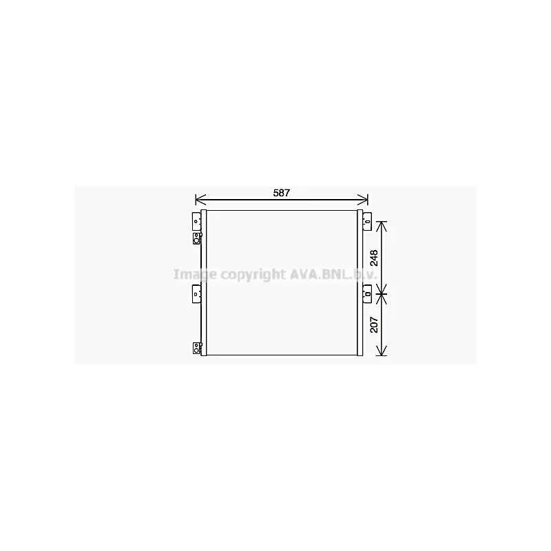 Condenseur, climatisation AVA QUALITY COOLING RE5126