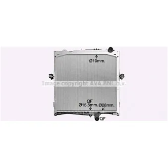 Radiateur, refroidissement du moteur AVA QUALITY COOLING RE2132