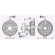 Embrayage, ventilateur de radiateur AVA QUALITY COOLING REC130 - Visuel 1