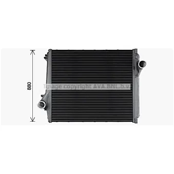 Intercooler, échangeur AVA QUALITY COOLING RE4143